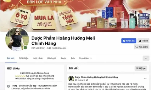 Fanpage gắn mác “chính hãng” của Hoàng Hường Meli chính thức bị “sờ gáy”, lật mở sự thật "khủng khiếp"