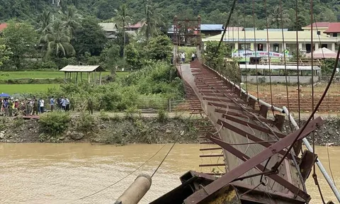Vụ đứt cáp cầu treo ở Điện Biên: 4 người nhập viện, thiệt hại hơn 1 tỷ