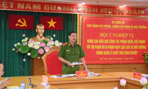 Kiên quyết đấu tranh với tội phạm và các vi phạm pháp luật bảo vệ môi trường trong quản lý chất thải công nghiệp