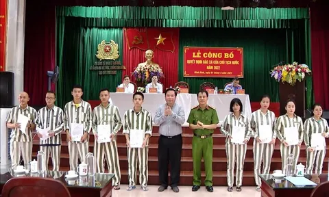 Triển khai công tác đặc xá năm 2024 bảo đảm đúng đối tượng, không để xảy ra tiêu cực, sai sót