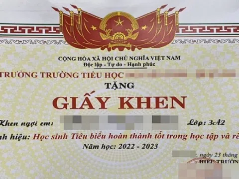 Công an khuyến cáo không đưa thành tích học tập của con trẻ lên mạng xã hội