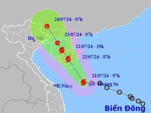 Bão số 2 mạnh lên cấp 9, giật cấp 11, áp sát vịnh Bắc Bộ