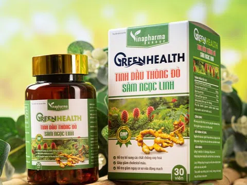 Thực phẩm BVSK Green Health tinh dầu thông đỏ sâm Ngọc Linh quảng cáo gây hiểu nhầm như thuốc chữa bệnh