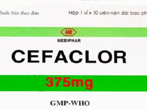 Sở Y tế Hà Nội: Thu hồi triệt để thuốc Cefaclor 375mg vi phạm mức độ 2