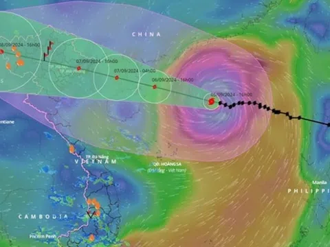 Diễn biến mới nhất bão số 3 Yagi: Đổ bộ đất liền vào chiều 7/9, khuyến cáo người dân ở nhà từ sáng