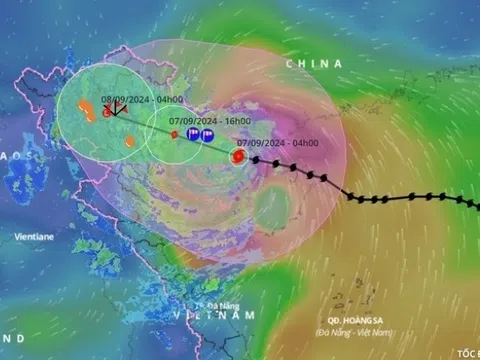 Bão Yagi tiến sát Quảng Ninh - Hải Phòng, sẽ đổ bộ với cường độ rất mạnh