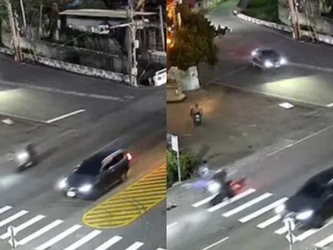 Clip: Diễn biến bất ngờ sau khi nữ sinh bị xe tông trực diện văng xuống đường