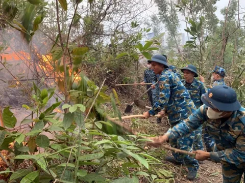 Clip: Xuyên đêm chữa cháy rừng Bãi Cháy