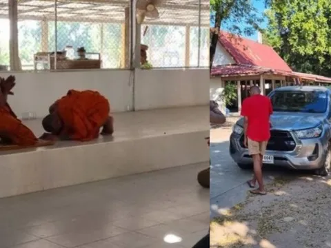 Ập vào chùa, phát hiện 1 sư thầy sử dụng ma tuý và quá khứ bất hảo