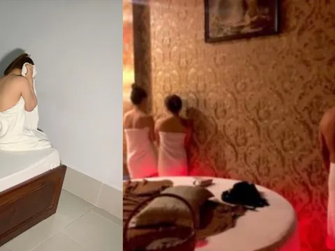 Bắt quả tang 4 nữ nhân viên không mặc đồ đang phục vụ khách: Lộ diện chiêu trò trâng tráo của tú ông