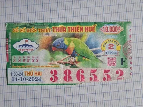 Phó Chủ tịch UBND Tp.Huế nói gì về vụ tờ vé số trúng 2 tỷ bị từ chối trả thưởng?