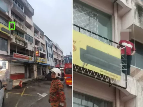 Giải cứu thanh niên có ý định nhảy lầu, giật mình khi biết người này là tội phạm truy nã