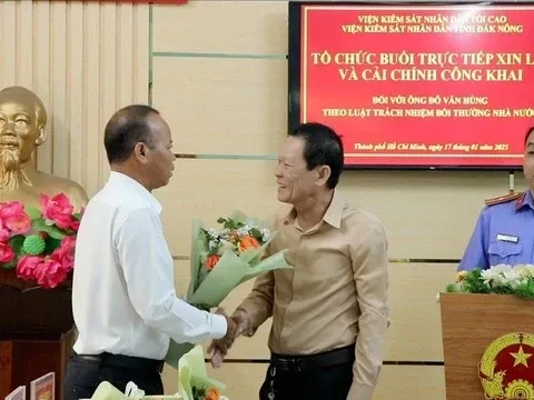 Viện KSND tỉnh Đắk Nông công khai xin lỗi người dân chịu án oan 10 năm