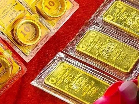 Giá vàng bật tăng, cao nhất trong 2 tháng qua