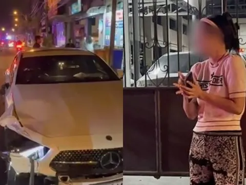 Nữ tài xế lái Mercedes hoảng loạn sau khi gây tai nạn khiến 2 người tử vong thương tâm