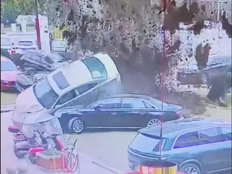 Clip: "Báo con" đốt pháo khiến loạt xe sang hư hỏng, gia đình đứng trước nguy cơ tán gia bại sản