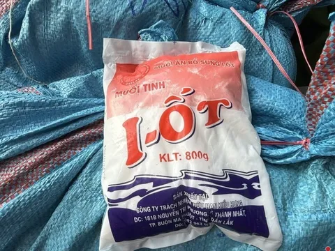 1 gói i-ốt trộn cho 4 tấn muối: Hé lộ sự thật sau 1.700 tấn hàng “đủ chuẩn” của nữ giám đốc gần 70 tuổi