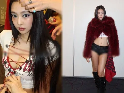 Jennie "xả kho" ảnh hậu trường: Body mướt mắt, thần thái chuẩn "It Girl" số 1 Kpop