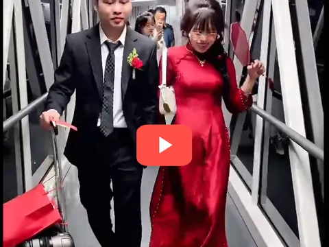 Lãng mạn hơn phim: Chuyến bay rước dâu gần 1.000 km khiến dân mạng ‘tan chảy’”