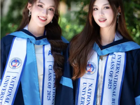 Chị gái sinh đôi của tân hoa hậu Phan Phương Oanh gây sốt với nhan sắc rạng rỡ, đẹp không kém hoa hậu