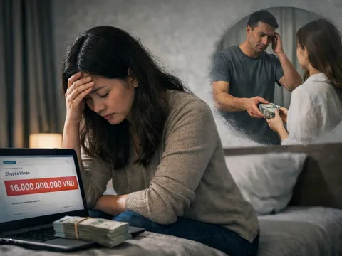 Phát hiện chồng lén chuyển 16 tỷ cho vợ cũ, tôi chất vấn và nhận câu nói điếng người
