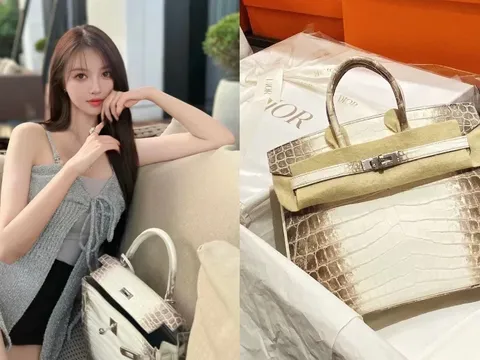 Bạn gái kém 16 tuổi của Huỳnh Hiểu Minh xinh như búp bê, là phú bà sở hữu BST hàng hiệu sang chảnh