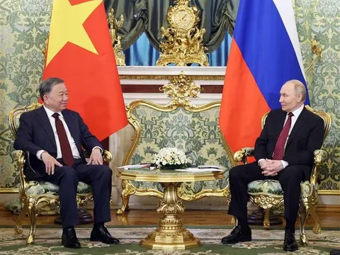 Tổng Bí thư Tô Lâm hội đàm với Tổng thống Nga Vladimir Putin