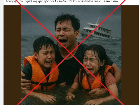 Cảnh báo làn sóng dùng AI câu view từ vụ lật tàu ở Quảng Ninh