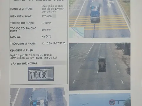 Tài xế 21 lần vi phạm tốc độ, bị phạt gần 115 triệu đồng là ai?