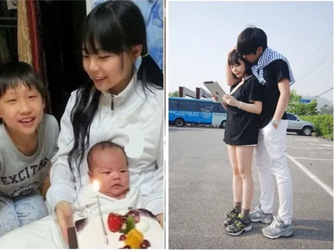 Mẹ 2 con trắng nón nà, trẻ đẹp như học sinh cấp 2, nam sinh Mỹ xếp hàng xin số làm quen