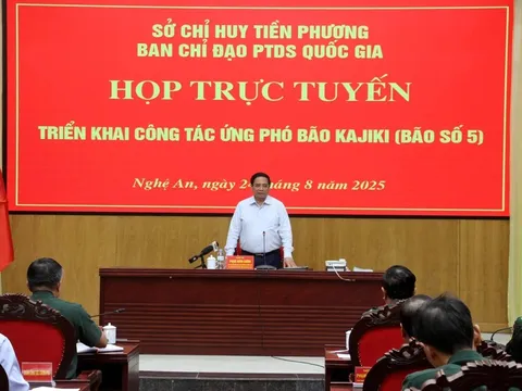 Thủ tướng họp khẩn ứng phó bão số 5: Bảo vệ tính mạng nhân dân là mục tiêu cao nhất