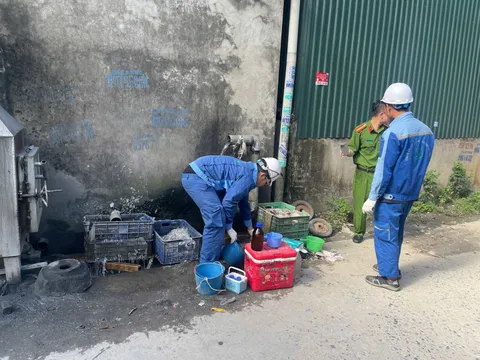 Hưng Yên: Xử lý hai cơ sở xả thải trái phép tại làng nghề Minh Khai