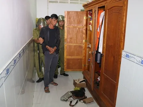 Bắt quả tang Nguyễn Thanh Sang đang trên đường tẩu thoát sau khi đột nhập nhà dân trộm tài sản