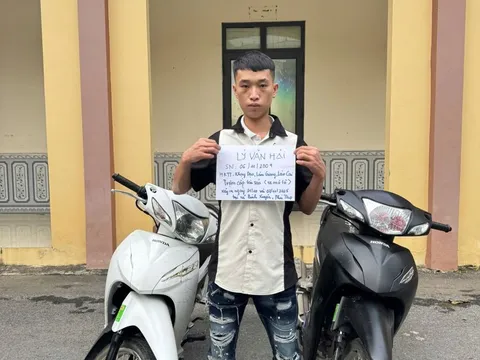 Bắt giữ "đạo chích" 21 tuổi Lý Văn Hải