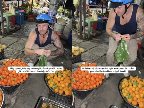 Kỹ năng ngồi xổm nâng "level" khiến chàng Tây thích thú cực độ