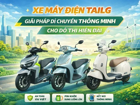 Review xe máy điện Tailg – Giải pháp di chuyển thông minh cho đô thị hiện đại