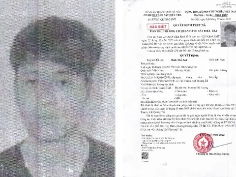 Công an Hà Nội truy nã Đinh Thế Anh