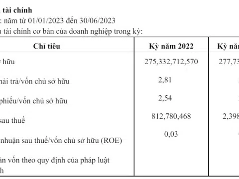 Một doanh nghiệp thuộc hệ sinh thái Phúc Khang Group báo lãi chỉ gần 2,4 tỷ đồng nửa đầu năm 2023