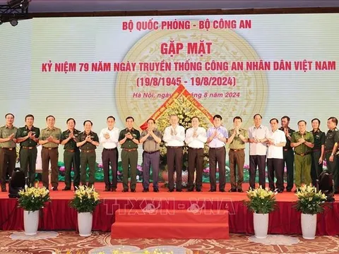 Gặp mặt Kỷ niệm 79 năm Ngày truyền thống Công an nhân dân