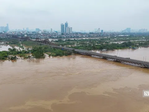 Hà Nội: Rút lệnh báo động lũ cấp 2 trên sông Hồng, sông Đuống