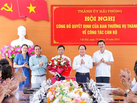 Hải Phòng bổ nhiệm lãnh đạo chủ chốt huyện Cát Hải