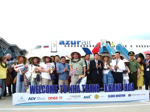 Khánh Hòa đón chuyến bay thẳng đầu tiên từ Liên bang Nga
