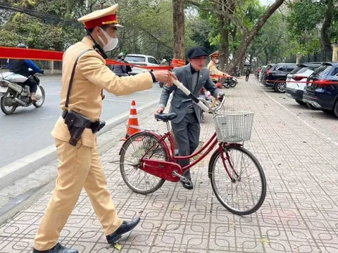 Cụ ông đi xe đạp bị phạt 300.000 đồng vì trót uống 3 cốc bia trong tiệc cưới