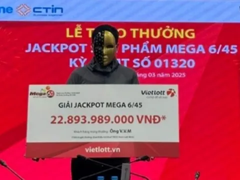 Đi tập thể dục về, người đàn ông ở Hà Giang ngỡ ngàng nhận tin trúng độc đắc Vietlott gần 22,8 tỷ đồng
