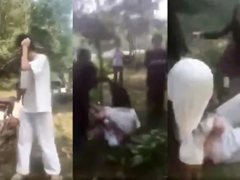 Xuất hiện clip nữ sinh lớp 7 bị đánh hội đồng, lột áo ở Thanh Hóa, công an vào cuộc điều tra