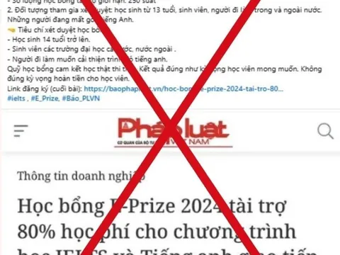 Bộ Giáo dục và Đào tạo cảnh báo chương trình học bổng tiếng Anh giả mạo