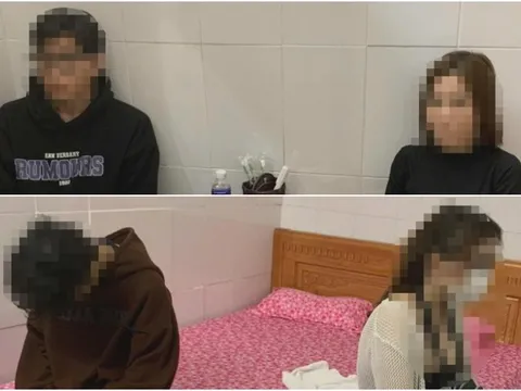Phát hiện 2 cặp đôi nam nữ "mây mưa" trong nhà nghỉ ở Đồng Nai