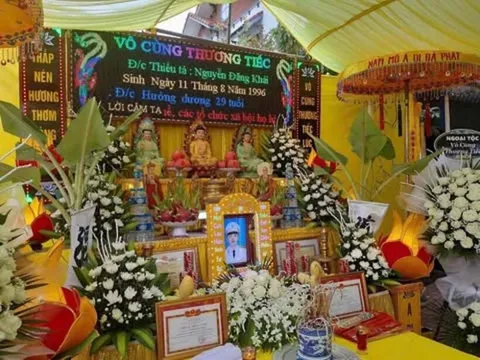 Thăng cấp bậc hàm cho Thượng úy công an hy sinh anh dũng khi bắt tội phạm ở Quảng Ninh