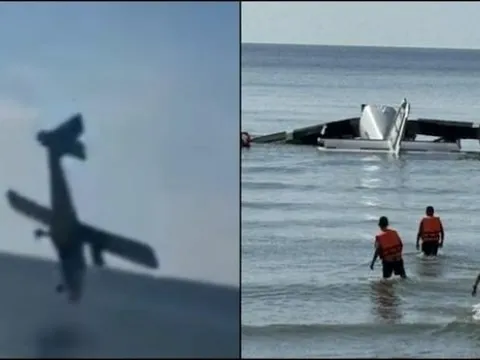 Máy bay rơi xuống biển ở Thái Lan, con số người thiệt mạng rất thương tâm