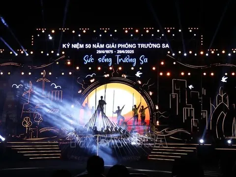 Hấp dẫn chương trình nghệ thuật 'Sức sống Trường Sa'